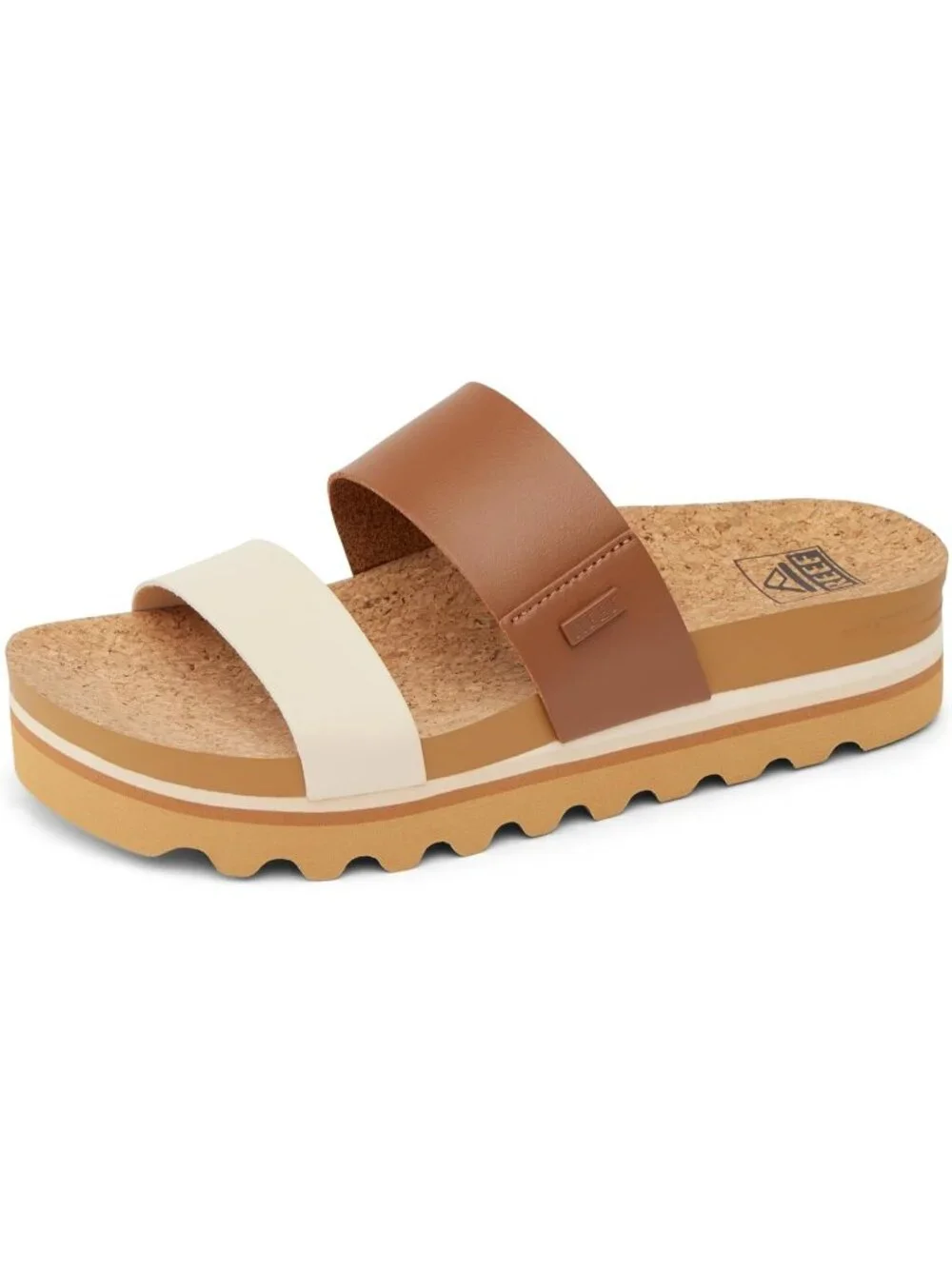 Women's Chocolate Duo Arch Support Ultra Soft Footbed Platform Sandal Shoes